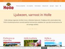 Tablet Screenshot of holle.si